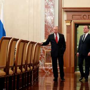 ميدفيديف وبوتين