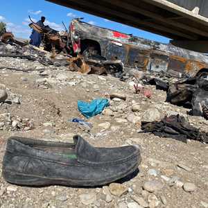 أرشيفية لحافلة تعرضت لحادثة اصطدام في باكستان