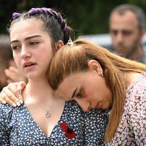 أقارب أحد ضحايا نزاع "أوسيتيا الجنوبية" في 2008