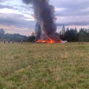 طائرة بريغوجين تحطمت شمالي العاصمة موسكو