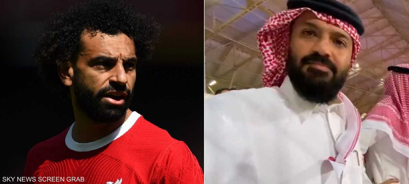 النجم المصري محمد صلاح ورئيس الاتحاد