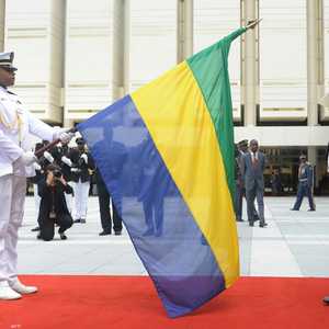 علي بونغو خلال تنصيبه في الغابون - أرشيفية