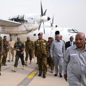 عبد الفتاح البرهان في بورتسودان. أرشيف