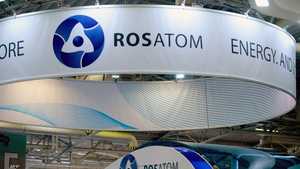 شعار شركة روسأتوم الروسية - أرشيفية