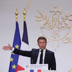 الرئيس الفرنسي إيمانويل ماكرون