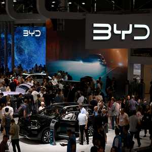جناح BYD الصينية في معرض ميونخ الدولي للسيارات