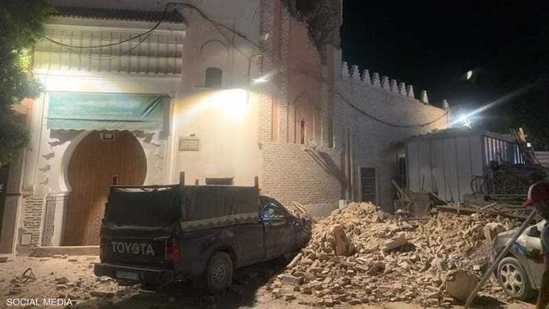 مقاطع فيديو مأساوية.. لحظات انهيار مبان من جراء زلزال المغرب | سكاي نيوز  عربية