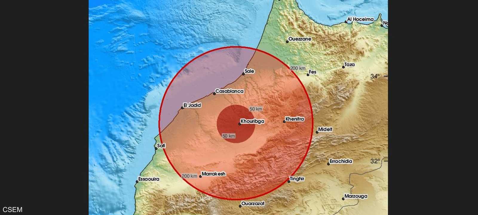 الزلزال ضرب المغرب ليل الجمعة