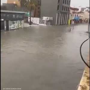 المياه غمرت العديد من المناطق الليبية