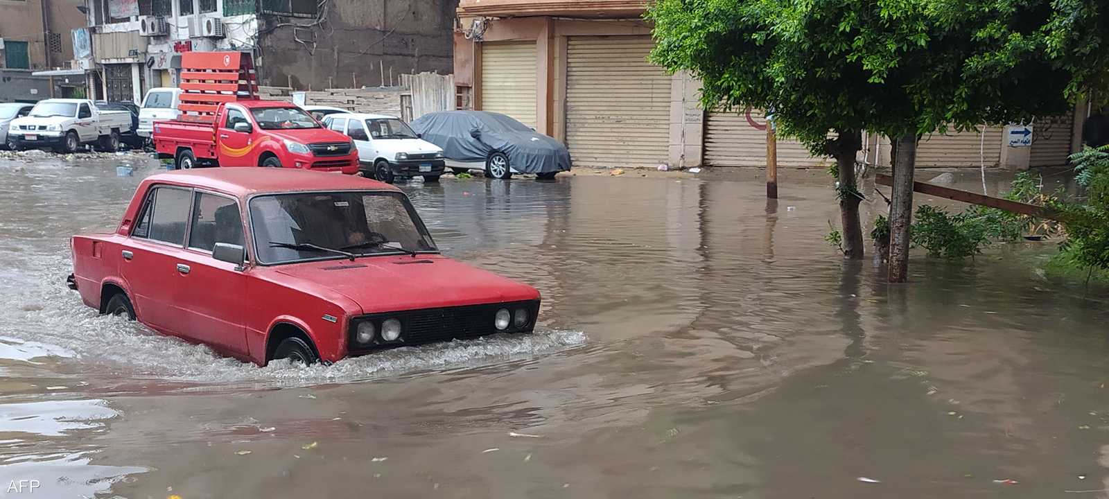 أرشيفية - هطول أمطار غزيرة في الإسكندرية - مصر