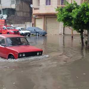 أرشيفية - هطول أمطار غزيرة في الإسكندرية - مصر