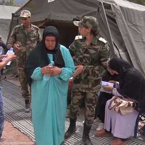 السلطات المغربية تواصل أعمال الإغاثة ومساعدة المنكوبين