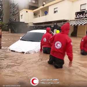 إعصار دانيال تسبب في خسائر كارثية بمدينة درنة الليبية