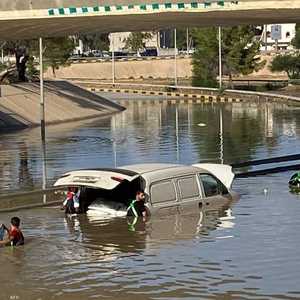فيضانات تضرب مدينة درنة الليبية بسبب اعصار دانيال