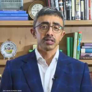 جانب من كلمة الشيخ عبدالله بن زايد