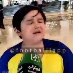 مقطع الطفل الباكي حقق انتشارا واسعا على منصات التواصل