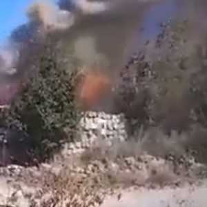 من آثار القصف الأذري في كاراباخ