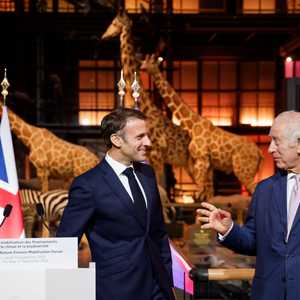 الملك تشارلز والرئيس الفرنسي