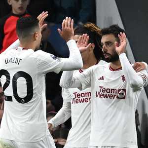 برونو فرنانديز سجل هدف الفوز لليونايتد