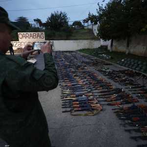 أسلحة صادرها الجيش الأذربيجاني في كاراباخ