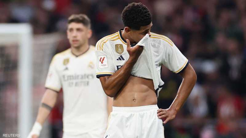 حسرة على وجوه لاعبي ريال مدريد بعد الخسارة