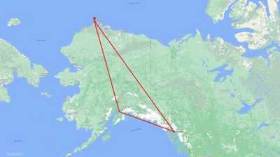 "المثلث الغامض" في ألاسكا