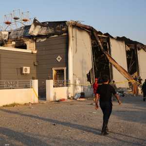 قاعة الأعراس التي شهدت الحريق الدامي