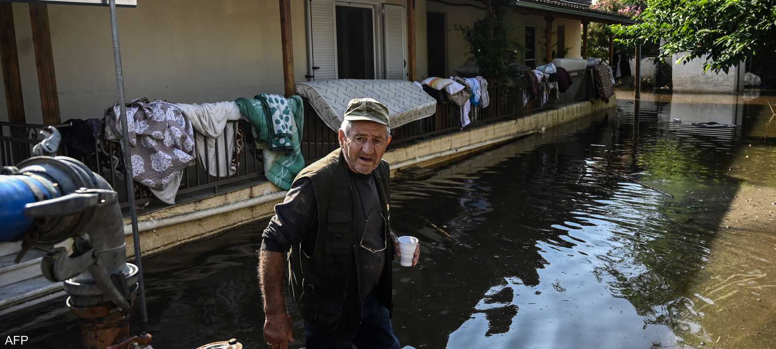 أضرار كبيرة نتيجة فيضانات اليونان