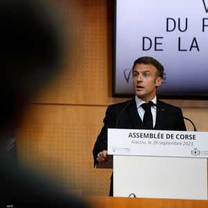 الرئيس الفرنسي إيمانويل ماكرون