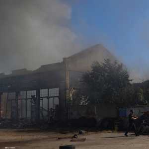 أرشيفية لآثار قصف روسي على خيرسون