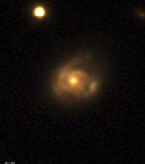 ثقب أسود هائل في إحدى المجرات