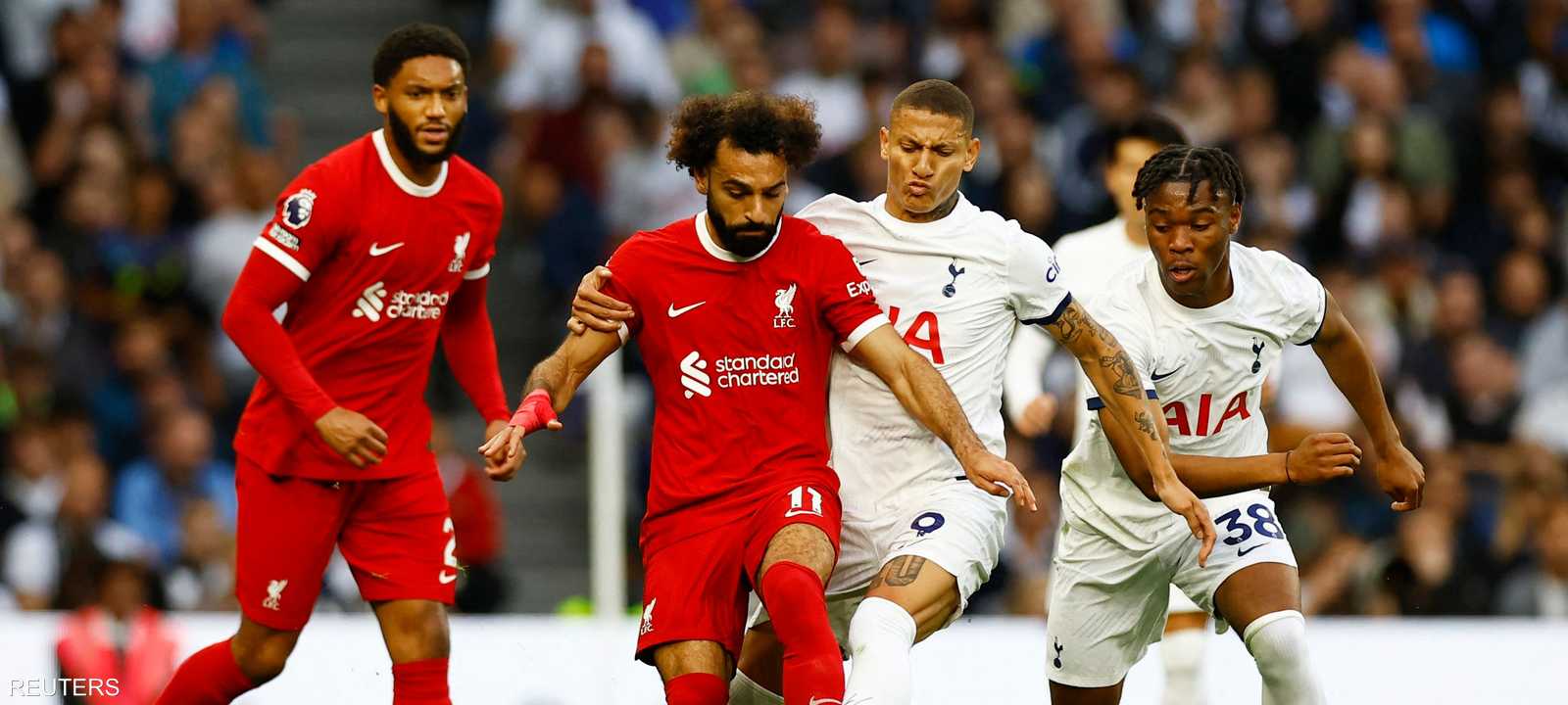 محمد صلاح أمام توتنهام