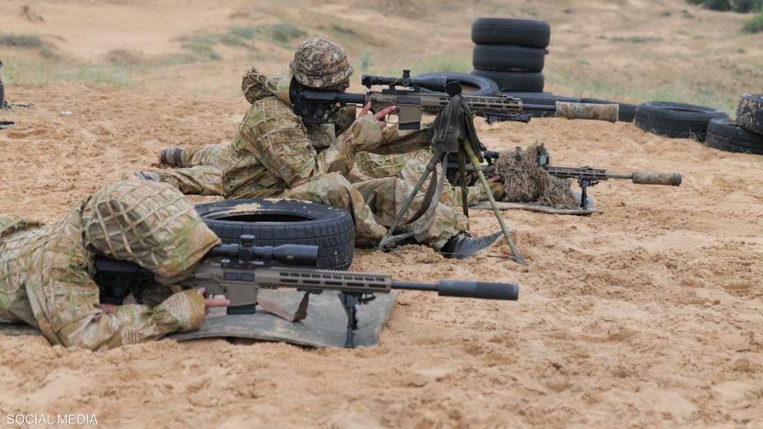 قناصة في الجيش الأوكراني