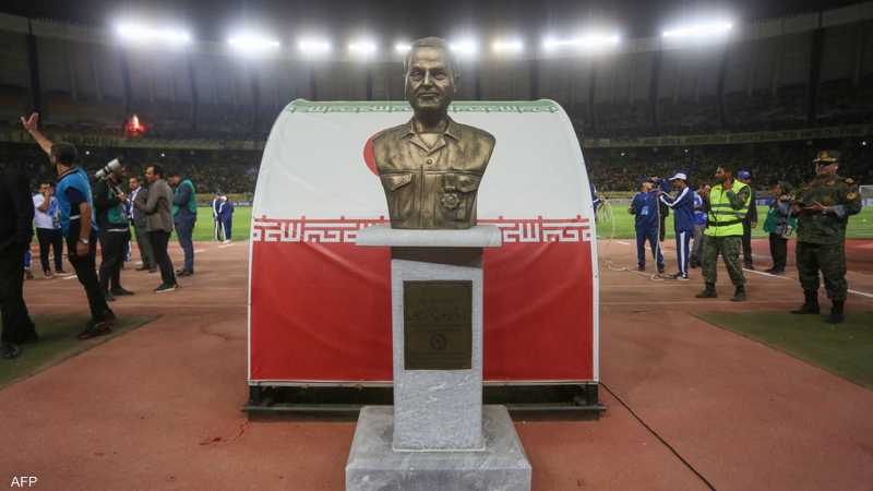 تمثال قاسم سليماني تسبب بإلغاء المباراة