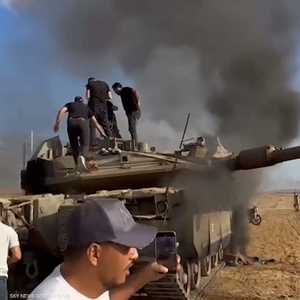 مواجهات إسرائيلية فلسطينية في إحدى مستوطنات غلاف غزة