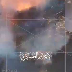 لحظة تدمير دبابة إسرائيلية في شرق غزة