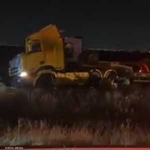 موقع سقوط الدبابة