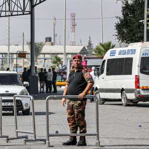 رجل أمل فلسطيني عند معبر رفح (أرشيفية)