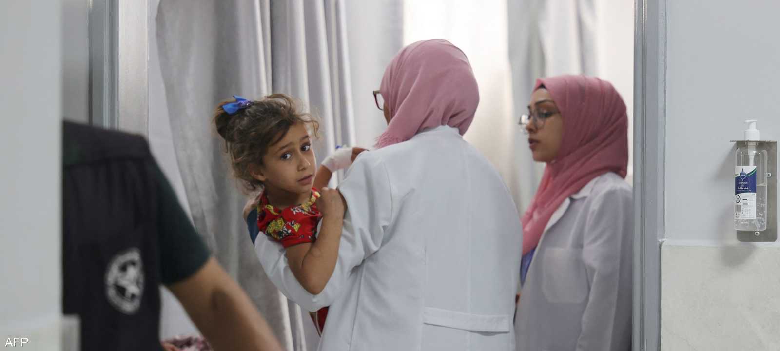 إحدى مستشفيات غزة