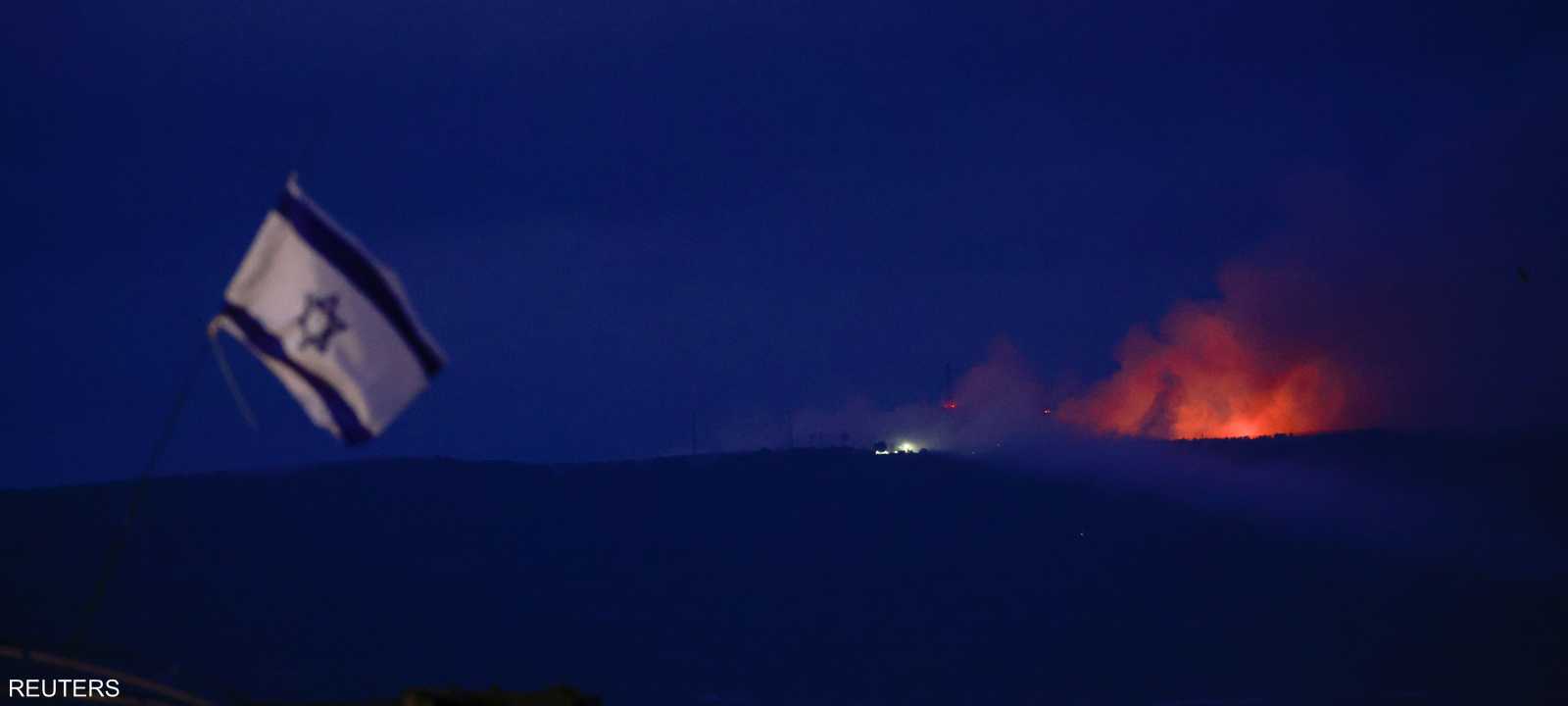 منظر من الجهة الأخرى.. ضربة إسرائيلية على لبنان