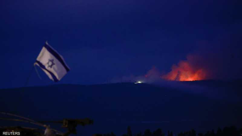 منظر من الجهة الأخرى.. ضربة إسرائيلية على لبنان