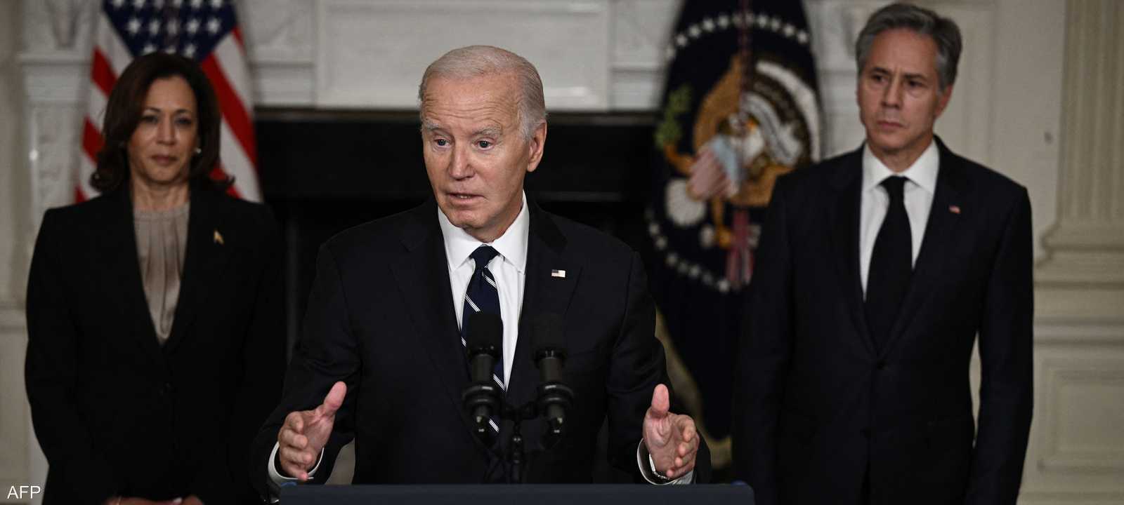 بايدن خلال كلمته الثلاثاء