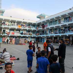 مدرسة في رفح جنوب غزة تحولت إلى ملجأ