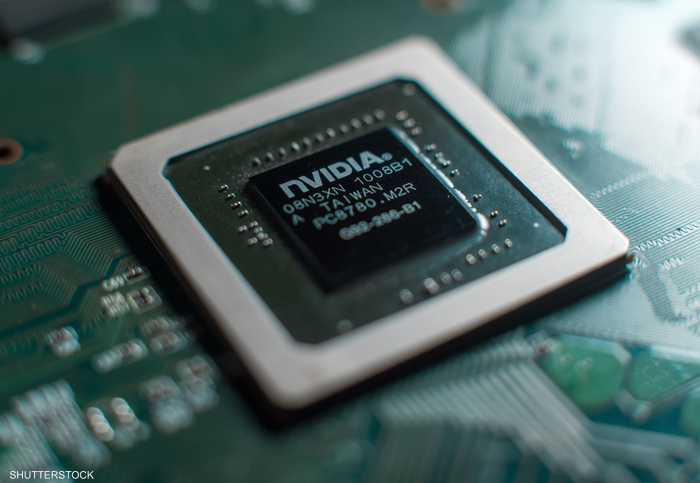 رقائق إلكترونية من إنتاج شركة إنفيديا