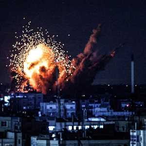 غارة إسرائيلة على رفح 15-أكتوبر -2023