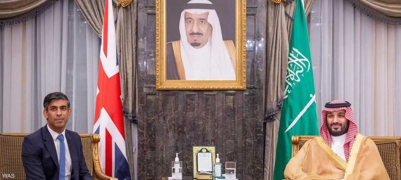 محمد بن سلمان يلتقي ريشي سوناك