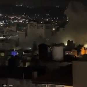 الطيران الإسرائيلي يقصف مخيم جنين