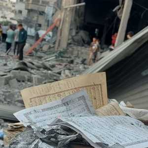 قصف إسرائيلي طال أحد الأحياء في غزة