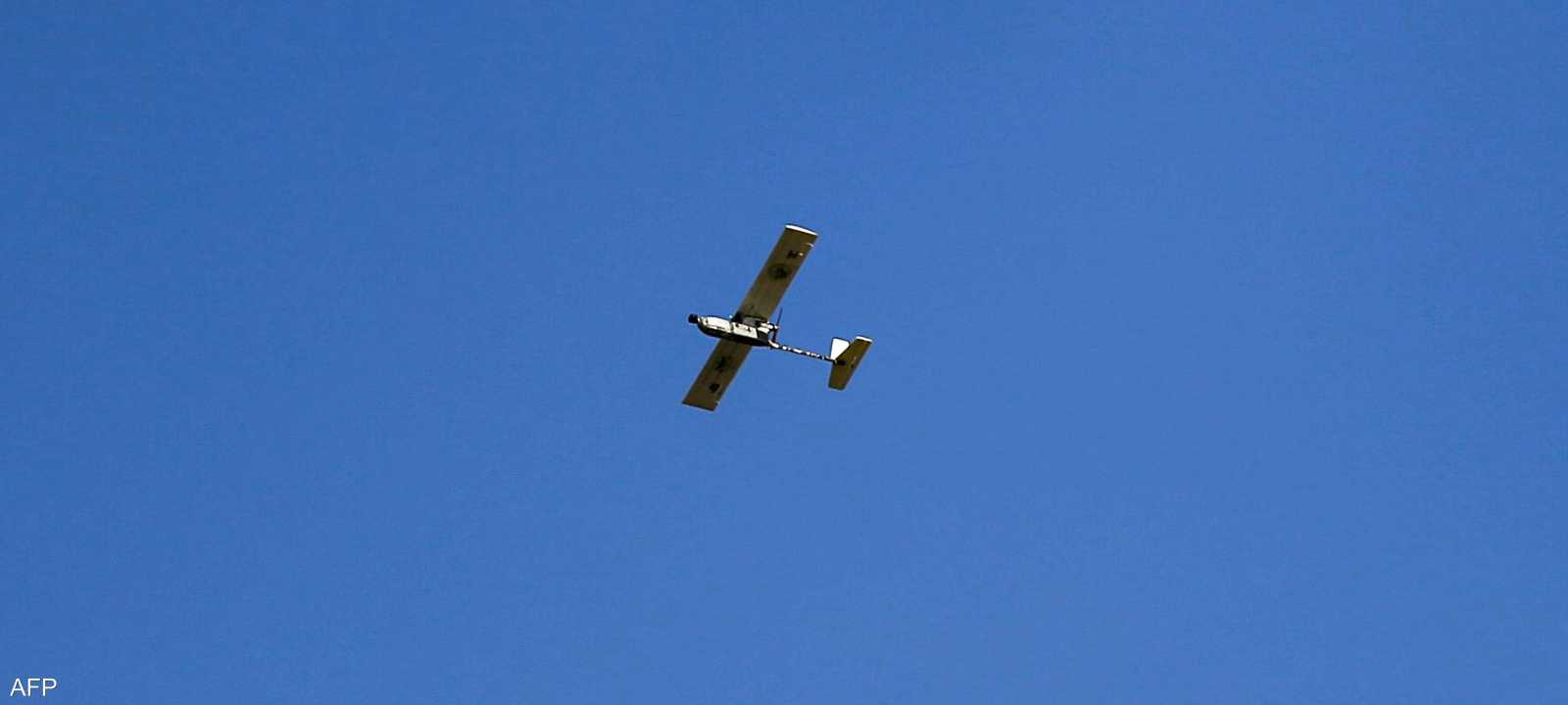 سورة سابقة لطائرة مسيرة من غزة