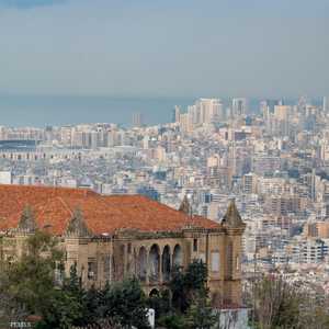 منظر عام للعاصمة اللبنانية بيروت